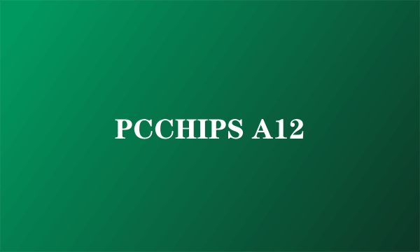 PCCHIPS A12