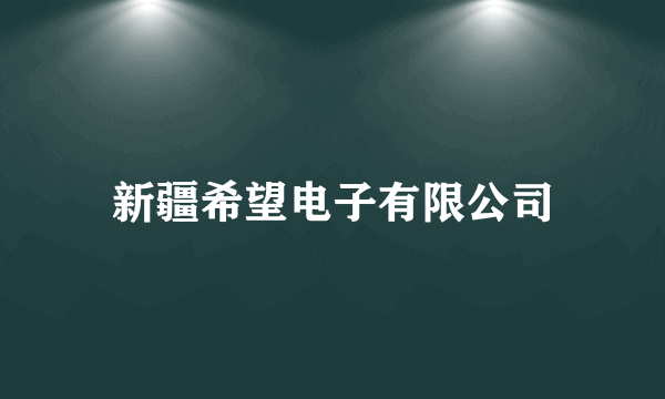 新疆希望电子有限公司