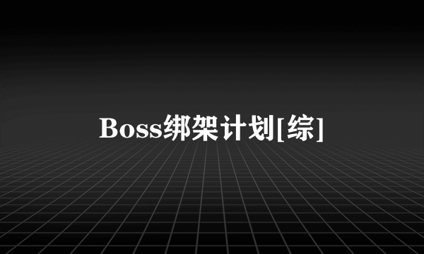 Boss绑架计划[综]