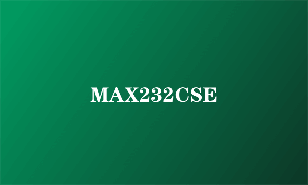 MAX232CSE