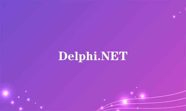 Delphi.NET