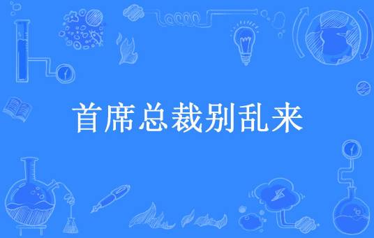 首席总裁别乱来（叶紫创作的小说）