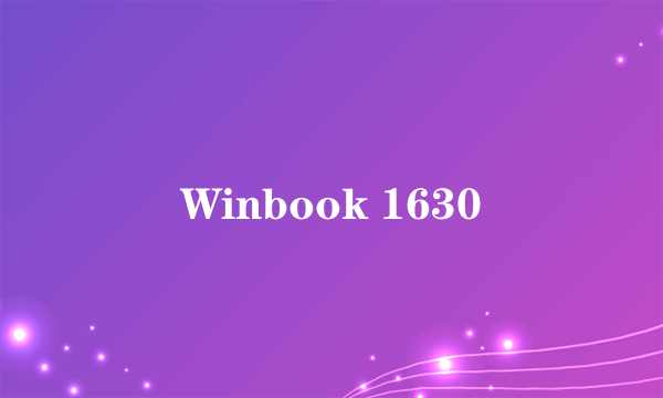 Winbook 1630