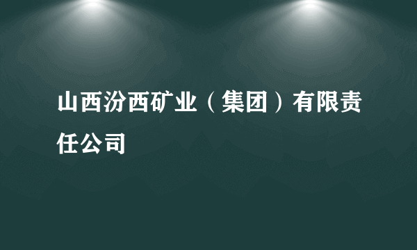 山西汾西矿业（集团）有限责任公司