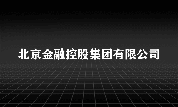 北京金融控股集团有限公司