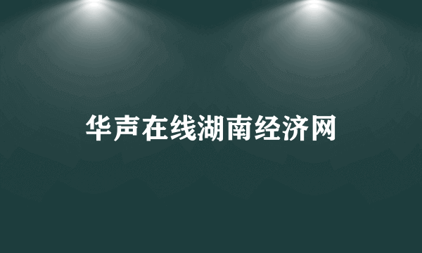 华声在线湖南经济网