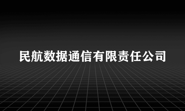 民航数据通信有限责任公司