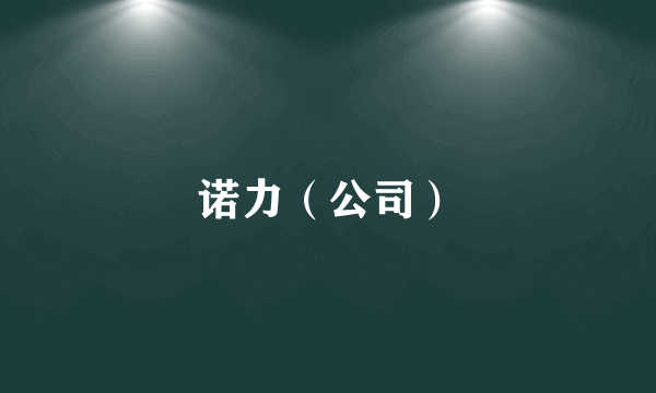 诺力（公司）