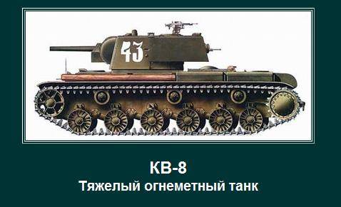 KV-8重型喷火坦克