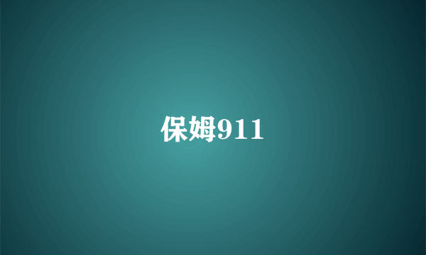 保姆911