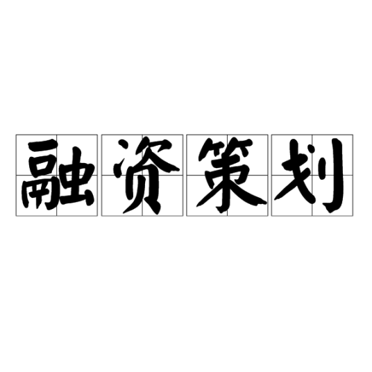 融资策划（策划思维）