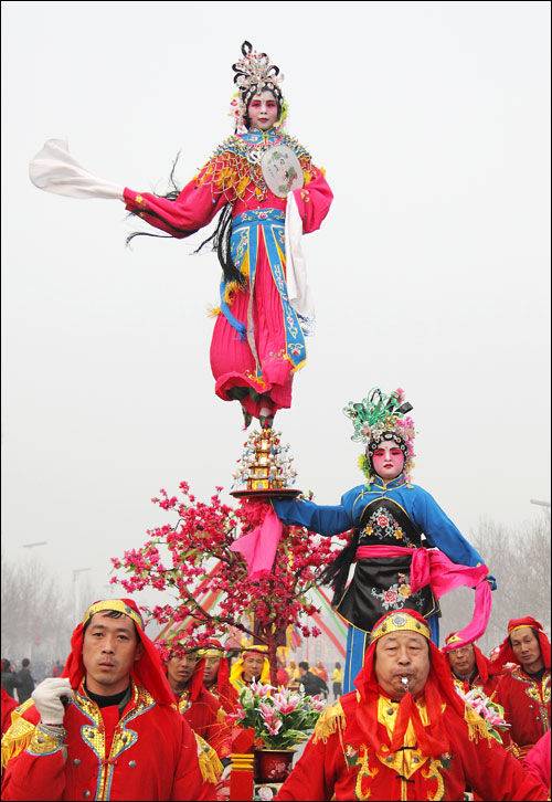 抬阁（芯子、铁枝、飘色）（周村芯子）