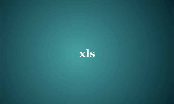 xls