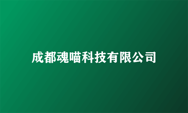 成都魂喵科技有限公司