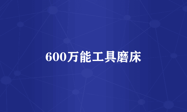 600万能工具磨床