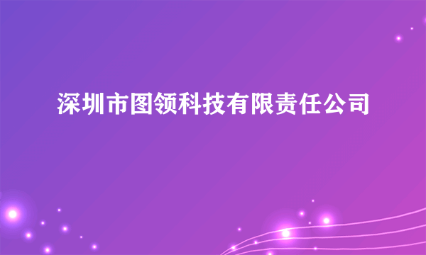 深圳市图领科技有限责任公司