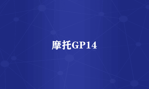 摩托GP14