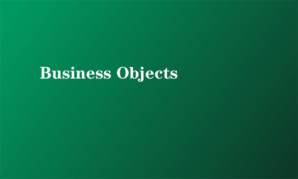 Business Objects