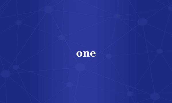 one