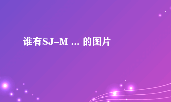 谁有SJ-M ... 的图片