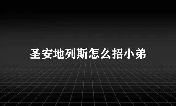 圣安地列斯怎么招小弟