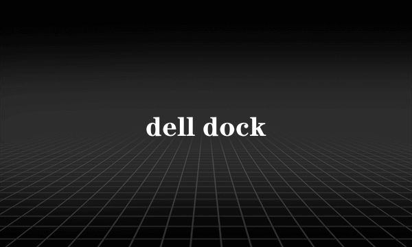 dell dock