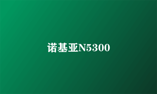 诺基亚N5300