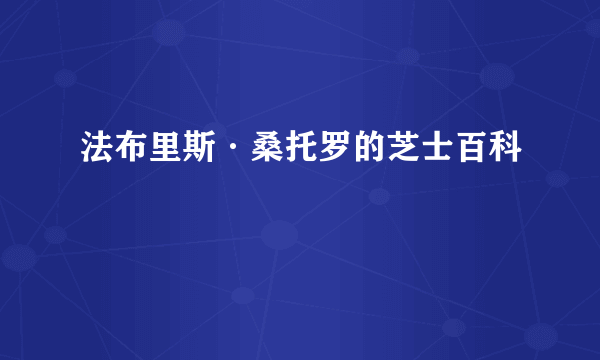 法布里斯·桑托罗的芝士百科