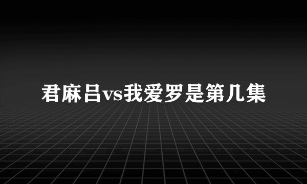 君麻吕vs我爱罗是第几集