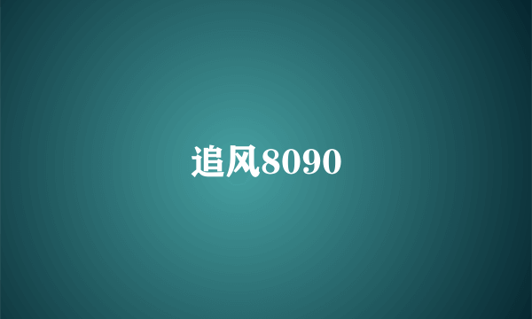 追风8090