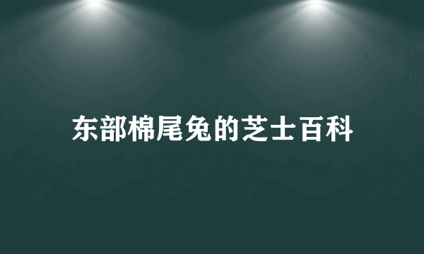 东部棉尾兔的芝士百科