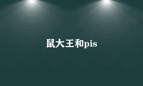 鼠大王和pis