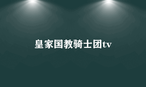 皇家国教骑士团tv