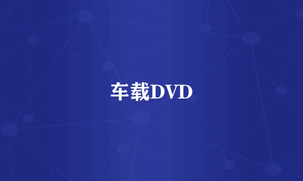 车载DVD