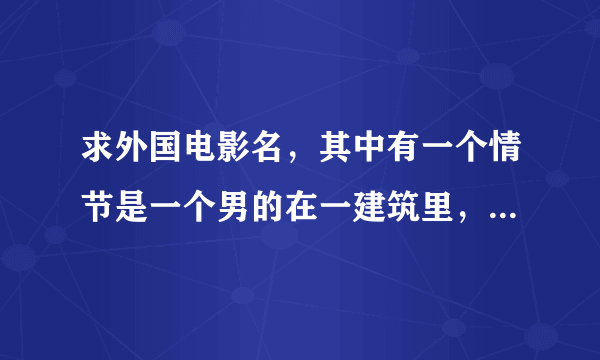 求外国电影名，其中有一个情节是一个男的在一建筑里，用狙击步枪瞄准远处的街道上，随意的射杀路人