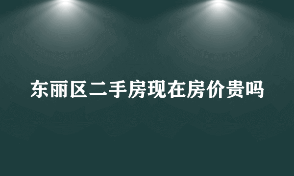 东丽区二手房现在房价贵吗