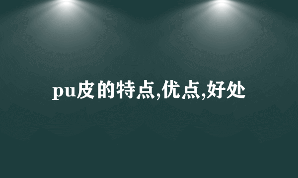 pu皮的特点,优点,好处