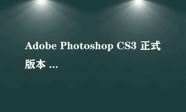 Adobe Photoshop CS3 正式版本 下载地址