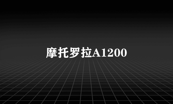 摩托罗拉A1200