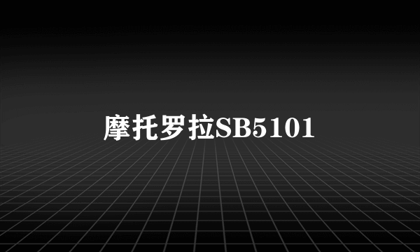 摩托罗拉SB5101