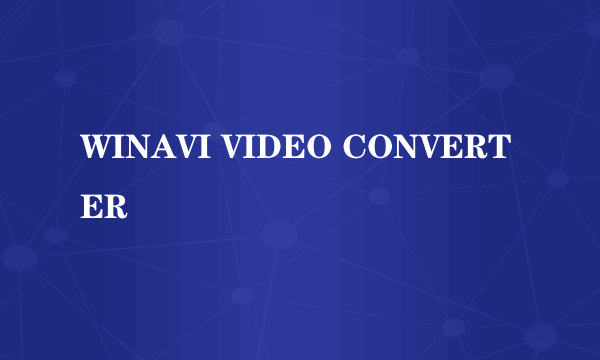 WINAVI VIDEO CONVERTER