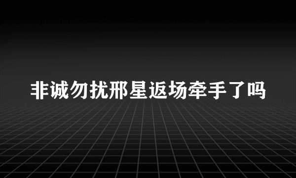 非诚勿扰邢星返场牵手了吗