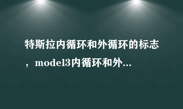 特斯拉内循环和外循环的标志，model3内循环和外循环的标志